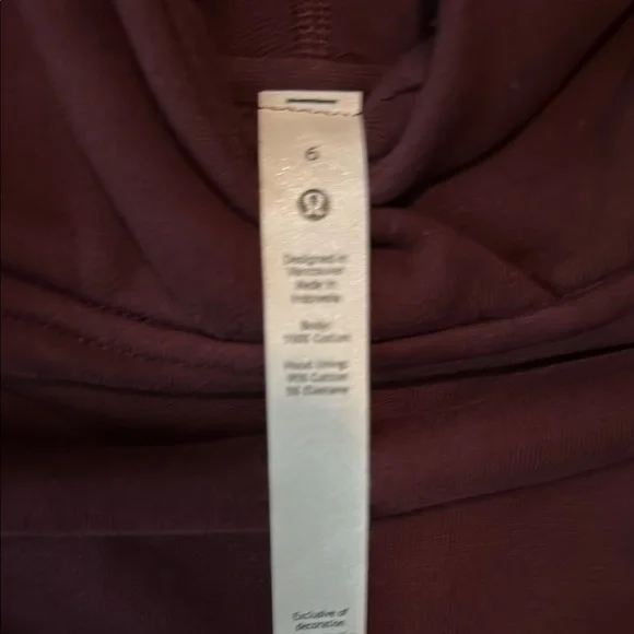 Lululemon Athletica Purple Cropped Sweater - Picture 2 of 2